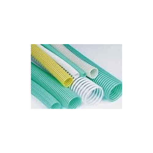 PVC Suction Hose Pipe - Lightweight, Flexible Reinforced Design | Tough, Longer Working Life, Abrasion Resistance, Non-Flammable