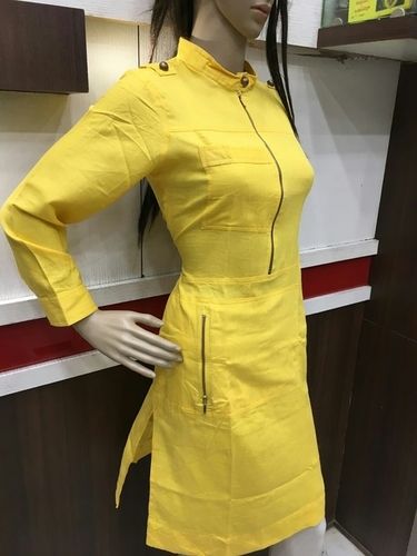 Georgette Kurtis in Yellow