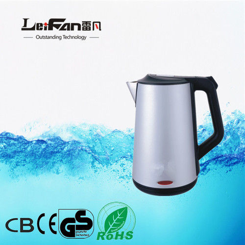 Stainless Steel Cordless Double Wall Electric Kettle