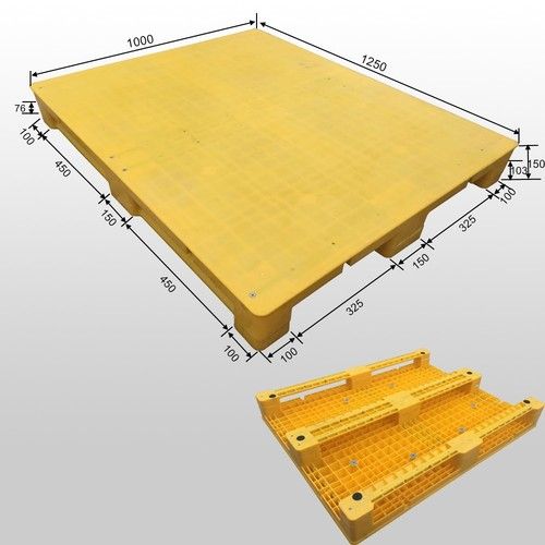 Plastic Pallets For Storage  Size: L1250*W1000*H150Mm