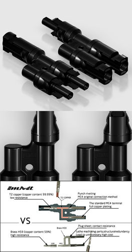 Stainless Steel Photovoltaic T Connector