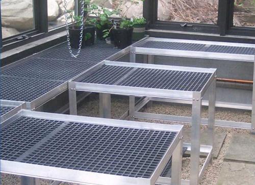 Low Cost Stationary Benches And Tables For Greenhouse