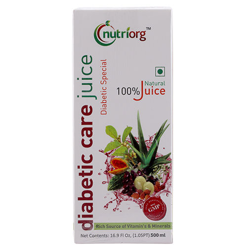 Nutriorg Diabetic Care juice 500ml 