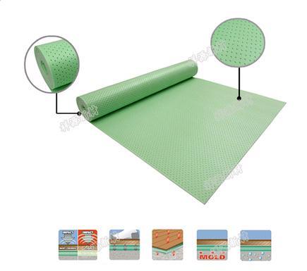 Perforated IXPE Foam Underlayment for Underfloor Heating System