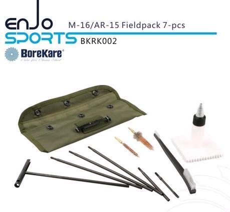 Borekare 7-PCS M-16/Ar-15 Fieldpack Gun Cleaning Rifle Kit