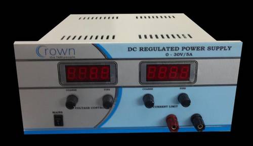 Dc Regulated Power Supply 0-30V/5A Input Voltage: 230Vac Volt (V)