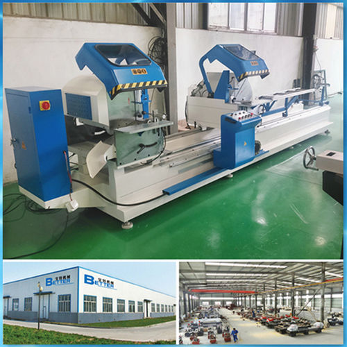 Automatic Double Head Cutting Saw Upvc Windows And Doors Machine