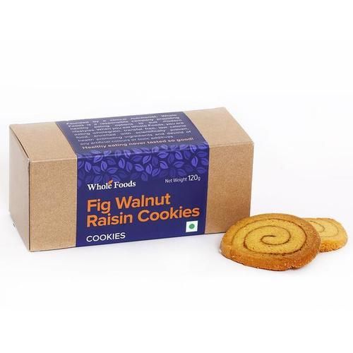 Fig Walnut Raisin Cookies Eggless