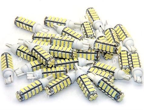 T10 194 W5W व्हाइट 68 3528 SMD एलईडी ऑटो इंटीरियर लाइट बल्ब लैंप 