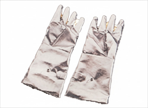 Hand Protection Gloves - High Temperature Ceramic Fabric 2mm & 3mm, Woolen Layer with Kevlar Stitching, Flame Retardant Cotton, Available in Sizes 12, 14, 16, 18 Inches