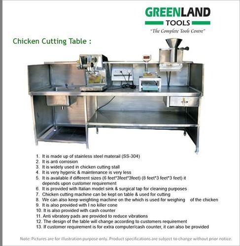 Chicken Cutting Table