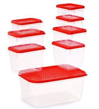 Red Polka Container Set