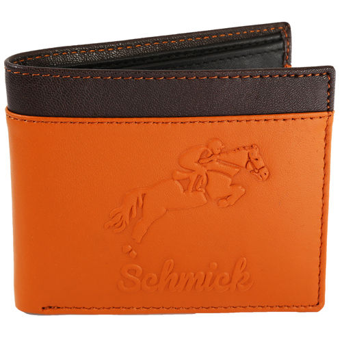 Schmick Tan/Brown Leather Wallet For Men