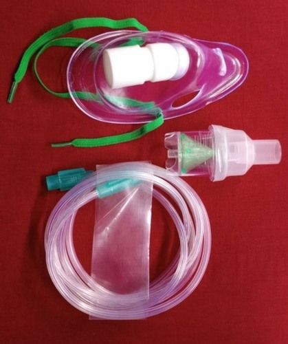 Transparent Soft and Pliable, Nebulizer Mask Kit Adult and Paediatric