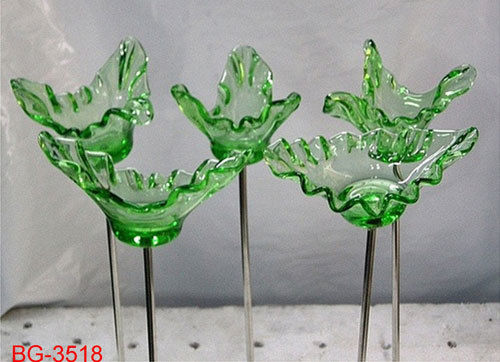 Glass Decor Garden Sticks