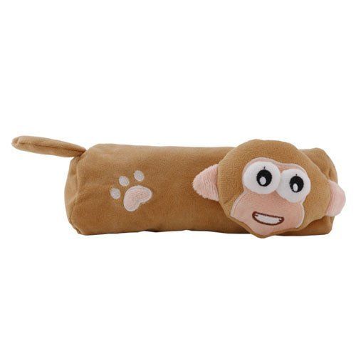 Hss Soft Monkey Pencil Pouch Brown