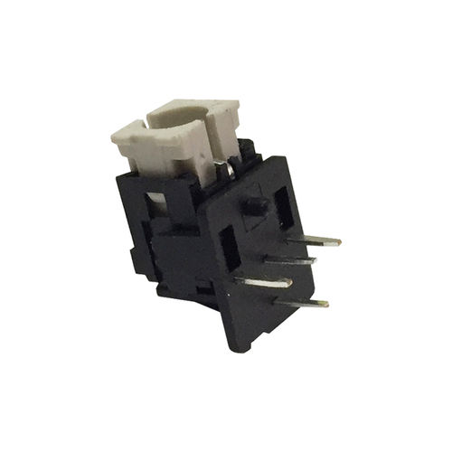 Black 12 V Surface Mount Right Angle Micro Led Button Switch