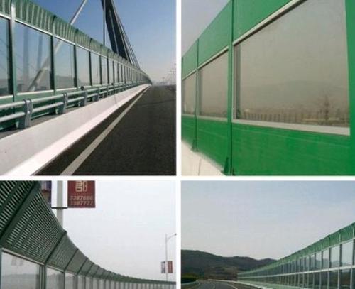 Galvanized Sheet And Pc Highway Noise Barriers