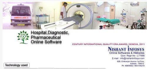 Hospital/Diagnostic/Pharmaceutical Online Software Designing Service By Nishant Infosys