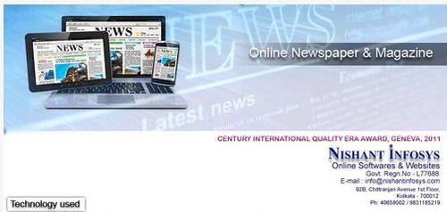 Tan Online Newspaper And Magazine Software