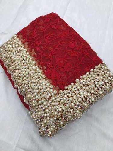 heavy diamond Saree for parties - Evilato