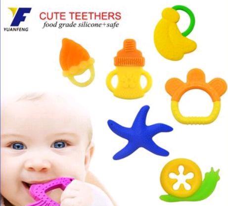 Silicone Rubber Baby Teething Toys