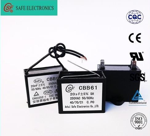 Cbb61 Ac Motor Electronics Capacitor With High Stability