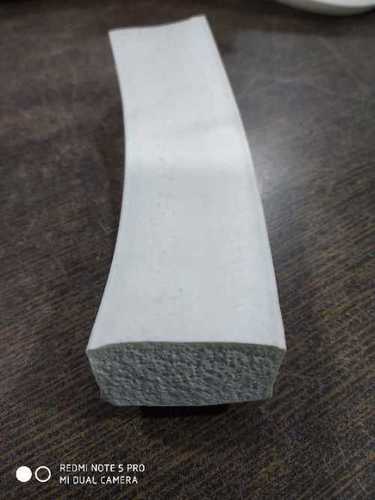 Square Shape Plain White Silicone Sponge Rubber