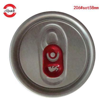 58mm 206# Easy Open Lid For Energy Drink Canning