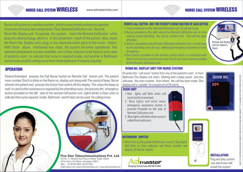 Wireless Best Simple Electronic Nurse Call And Emergency System