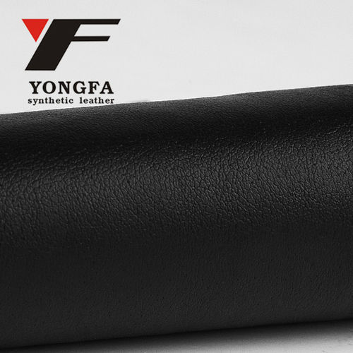 De73 Pu Synthetic Leather Nonwoven Backing Black/White Color