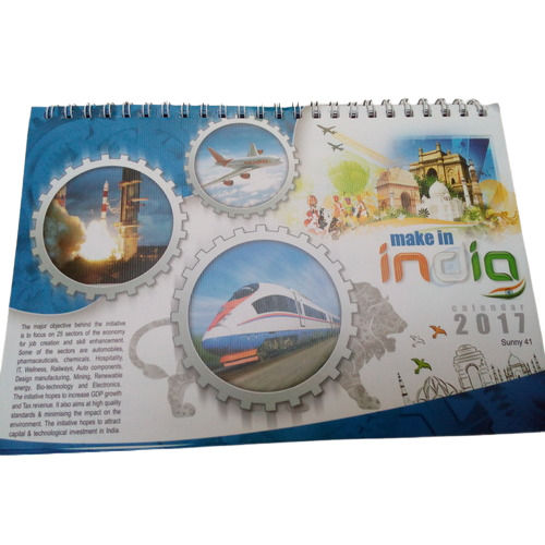 Spiral Bound New Year Calendar For Home And Offices