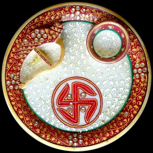 Marble Pooja Plate