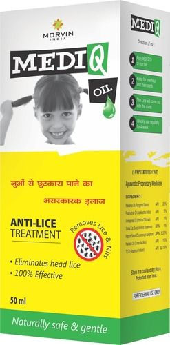 Medi Q Anti Lice Hair Oil Shelf Life: 36 Months