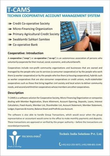 Technix Co-Operative Account Management System
