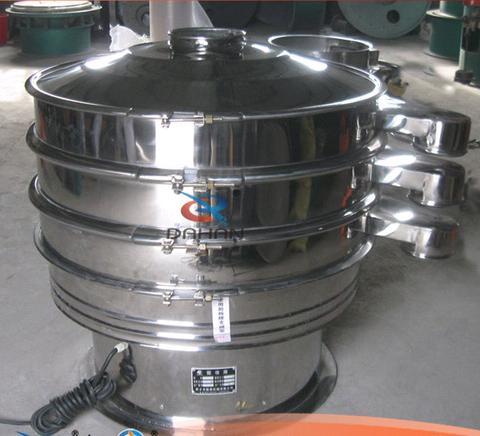 Food Standards Powder Vibrating Screen Machine For Sieving