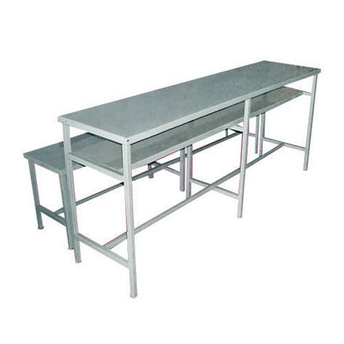 Iron Table With Bench