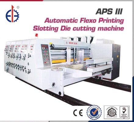 Carton making Computerized Flexo Printing Slotting Die Cutting machine