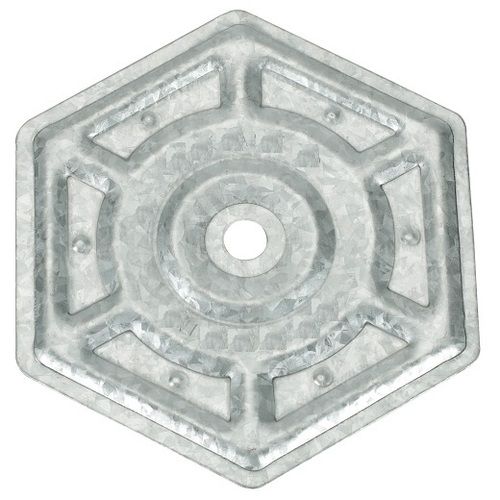 Silver Rust Resistant Roofing Fasteners Round And Hex Stress Plates