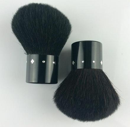 Christmas Makeup Black Handle Kabuki Brush