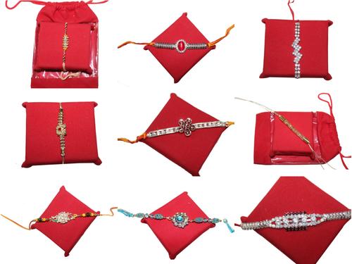 Stone Designer Rakhi Set