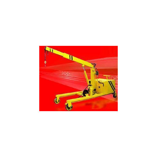Hydraulic Floor Crane for Heavy Duty Lifting, Loading and Positioning