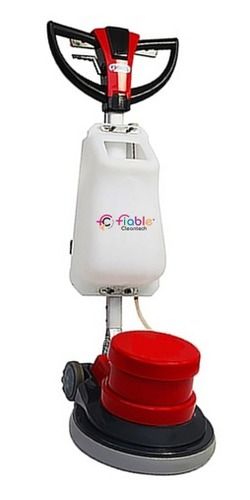 White Single Disc Floor Scrubber 2 Hp