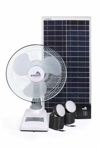 Solar Home Lighting & 14a  a   Fan