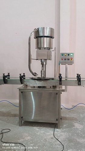 Automatic Bottles Capping Machine - Application: Ayurveda & Herbal Tonic Manufacturing