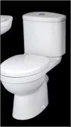 White Two Piece Water Closet