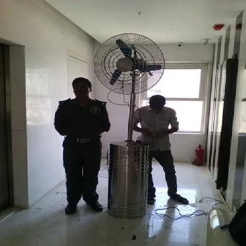 Stainless Steel Mist Fan - Blade Diameter: 24 Inch (In)