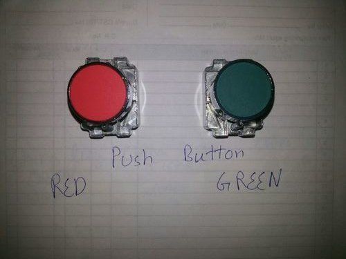 Red Green Colour Push Button