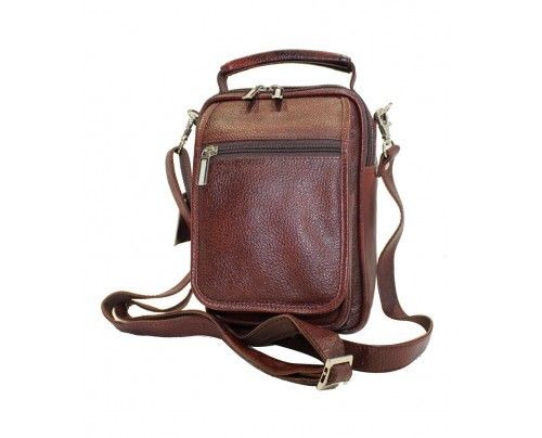 Leather Travel Kit Sling Bag