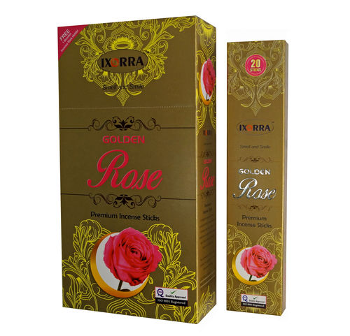 Golden Rose Incense Stick Burning Time: 45 Minutes